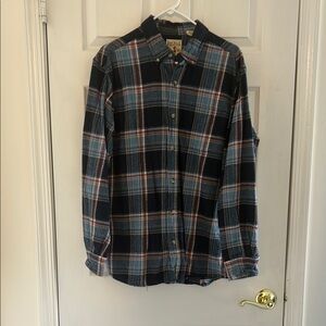 Plaid Button-Up Shirt
